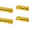 X4 Cartouches De Patins De Frein SwissStop FlashPro Yellow King Pour Jantes Carbone Pour Freins Shimano / Sram / Campagnolo