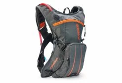 Sac D'Hydratation USWE Airbone 3L Gris Foncé / Orange + Poche à Eau 2L