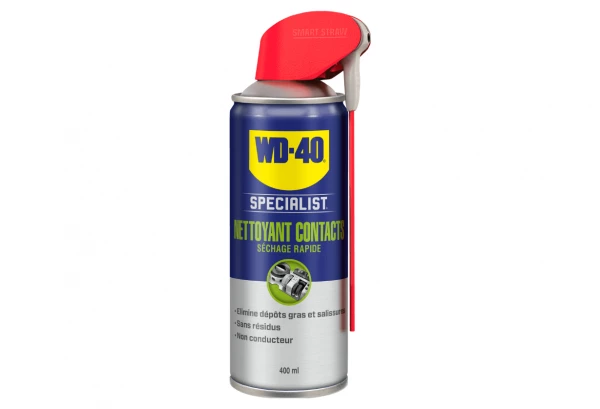 WD-40 Nettoyant WD40 Contact Specialist Double Position 400ml 1 WD-40 Nettoyant WD40 Contact Specialist Double Position 400ml