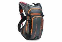 Sac D'Hydratation USWE Airbone 9L Gris Foncé / Orange + Poche à Eau 3L