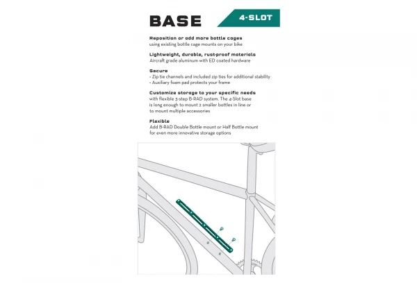 Wolf-tooth Support De Porte-Bidon Wolf Tooth B-RAD 4 Slot Noir 3 Wolf-tooth Support De Porte-Bidon Wolf Tooth B-RAD 4 Slot Noir – Image 3