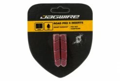 JAGWIRE X2 Cartouches De Patins De Freins PRO S Temps Humide Rouge