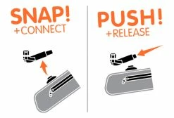 Sacoche De Selle Fidlock Push 600 Ml Noir -Entretien Soldes 5c1bb1aedd2d3