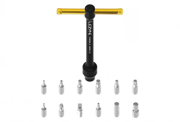 Coffret Clé Dynamométrique Lezyne TORQUE DRIVE Noir Or 1 Coffret Clé Dynamométrique Lezyne TORQUE DRIVE Noir Or