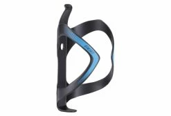 Porte-Bidon BBB FiberCage Carbone UD Noir Mat Bleu