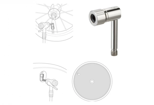 Connecteur De Valve Topeak Pressure-Rite Presta Valve Adapter 1 Connecteur De Valve Topeak Pressure-Rite Presta Valve Adapter