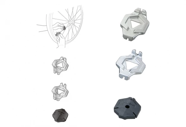 Clé à Rayons Topeak DuoSpoke Wrench 2 Clé à Rayons Topeak DuoSpoke Wrench – Image 2